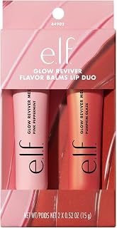 e.l.f. Glow Reviver Flavor Balm Lip Duo | Buildable Tint &amp; Glossy Shine, Buttery Soft Formula, 10% Hydrating Butters, Vegan &amp; Cruelty-Free