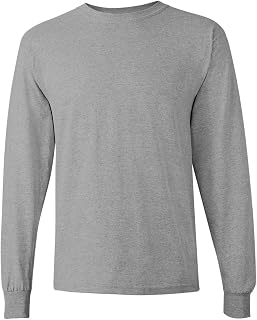 Gildan - Heavy Cotton 100% Cotton Long Sleeve T-Shirt. 5400 - Sport Grey_L