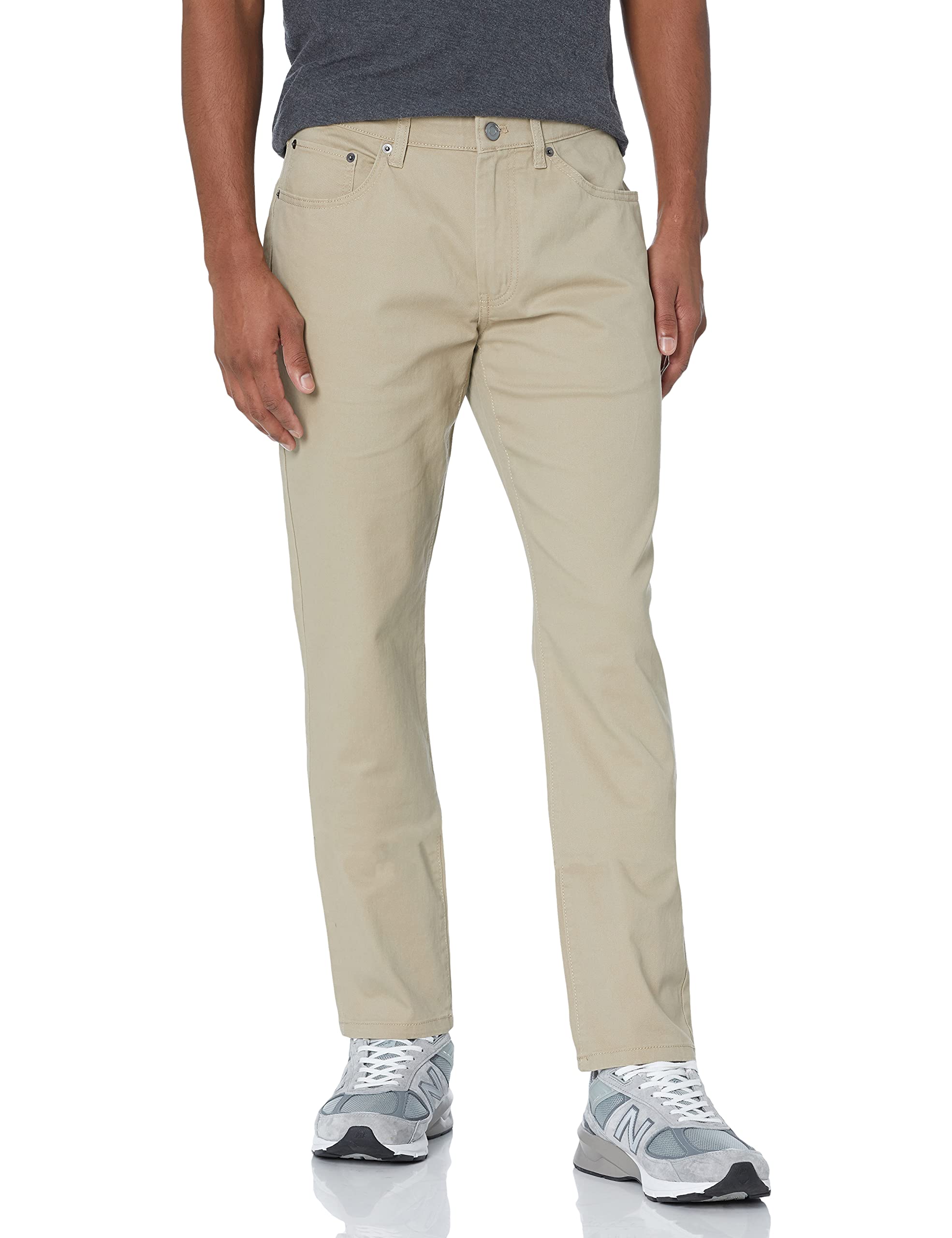 Amazon Essentials Men's Stretch Cotton Twill Trousers Slim Fit