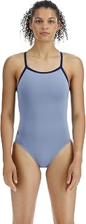 TYR Women's Standard Durafast Elite Diamondfit Swimsuit, Stone, 26