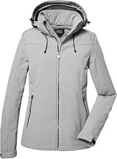 Killtec Women's Softshell Jacket / Outdoor Jacket with Detachable Hood with Zip