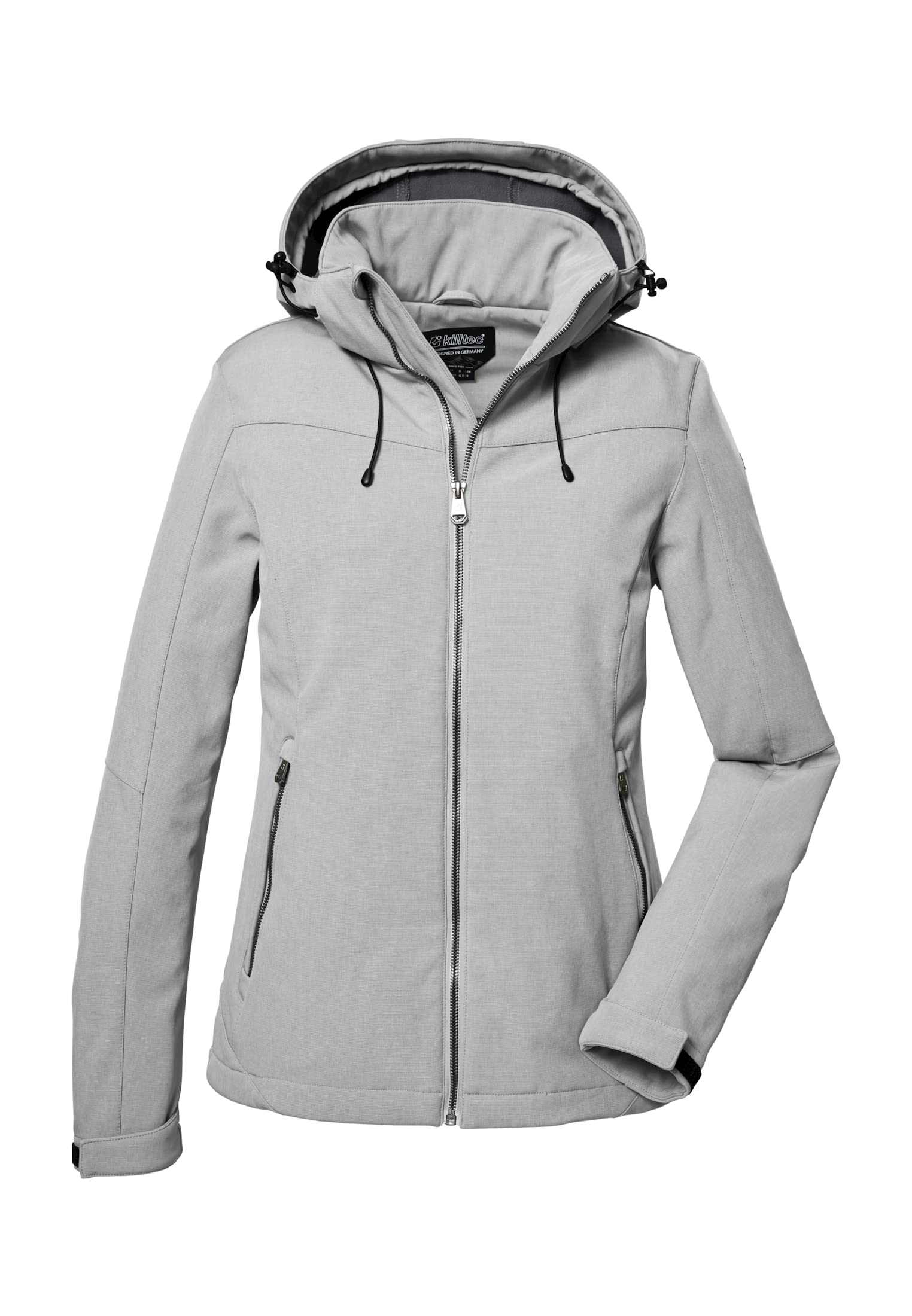 Killtec Women's Softshell Jacket / Outdoor Jacket with Detachable Hood with Zip