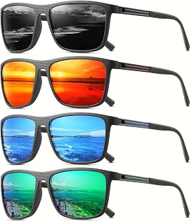 Polarized Sunglasses for Men Classic Lightweight Driving Fishing Golf Sun Glasses UV Protection Goggles