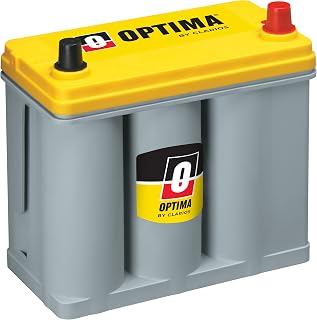 OPTIMA® Batteries High Performance D51R YELLOWTOP® Sealed AGM Battery | Dual Purpose Car, Truck, and SUV Battery, 450 CCA, Maintenance Free, Versatile Mounting