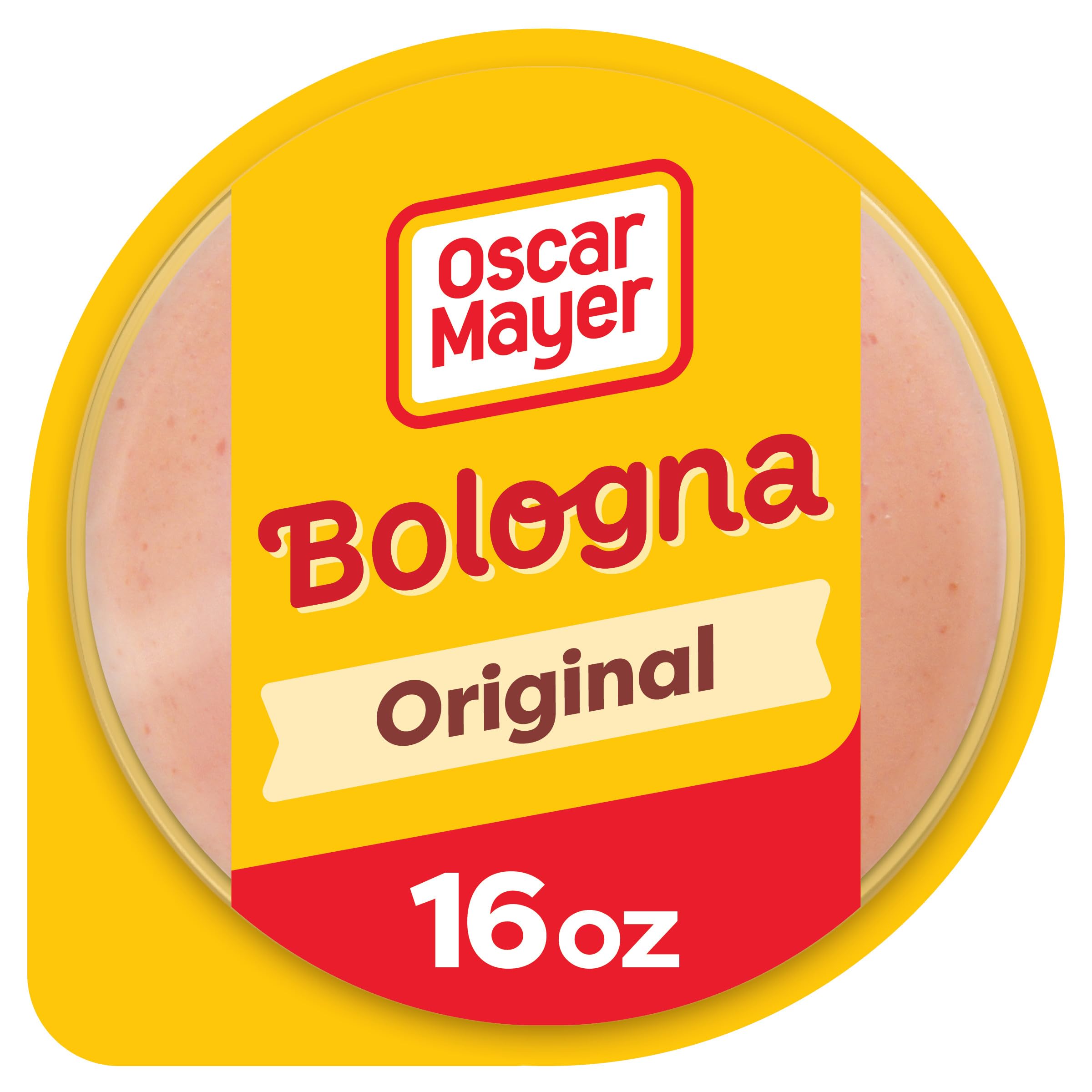 Oscar Mayer Deli Lunch Meat, Bologna, 16 oz Package | Sliced Bologna Lunch Meat 