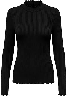 JDY Jdyfransiska L/S Highneck Top Jrs Noos Long Sleeve Shirt for Women