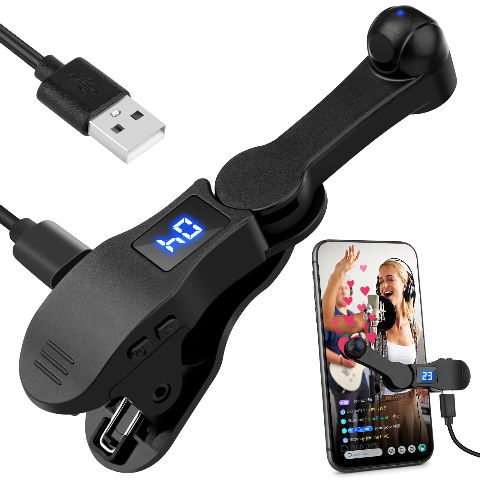Auto Clicker for Smart Phone, Phone Screen Tapper 107-Speed for Tiktok, iPhone i