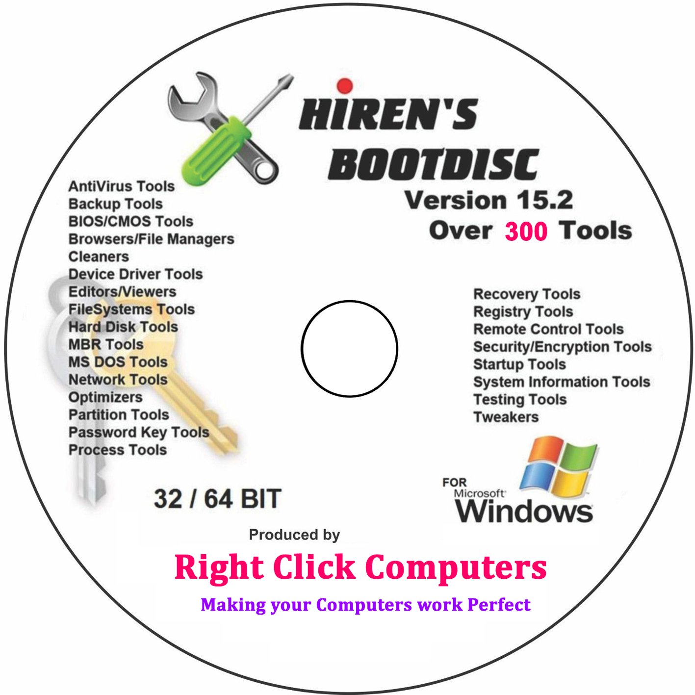 Hirens Boot CD 15.2 Tool to Fix & Repair All PC Problems