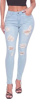 Hybrid & Company Women's Butt Lift Skinny Jeans