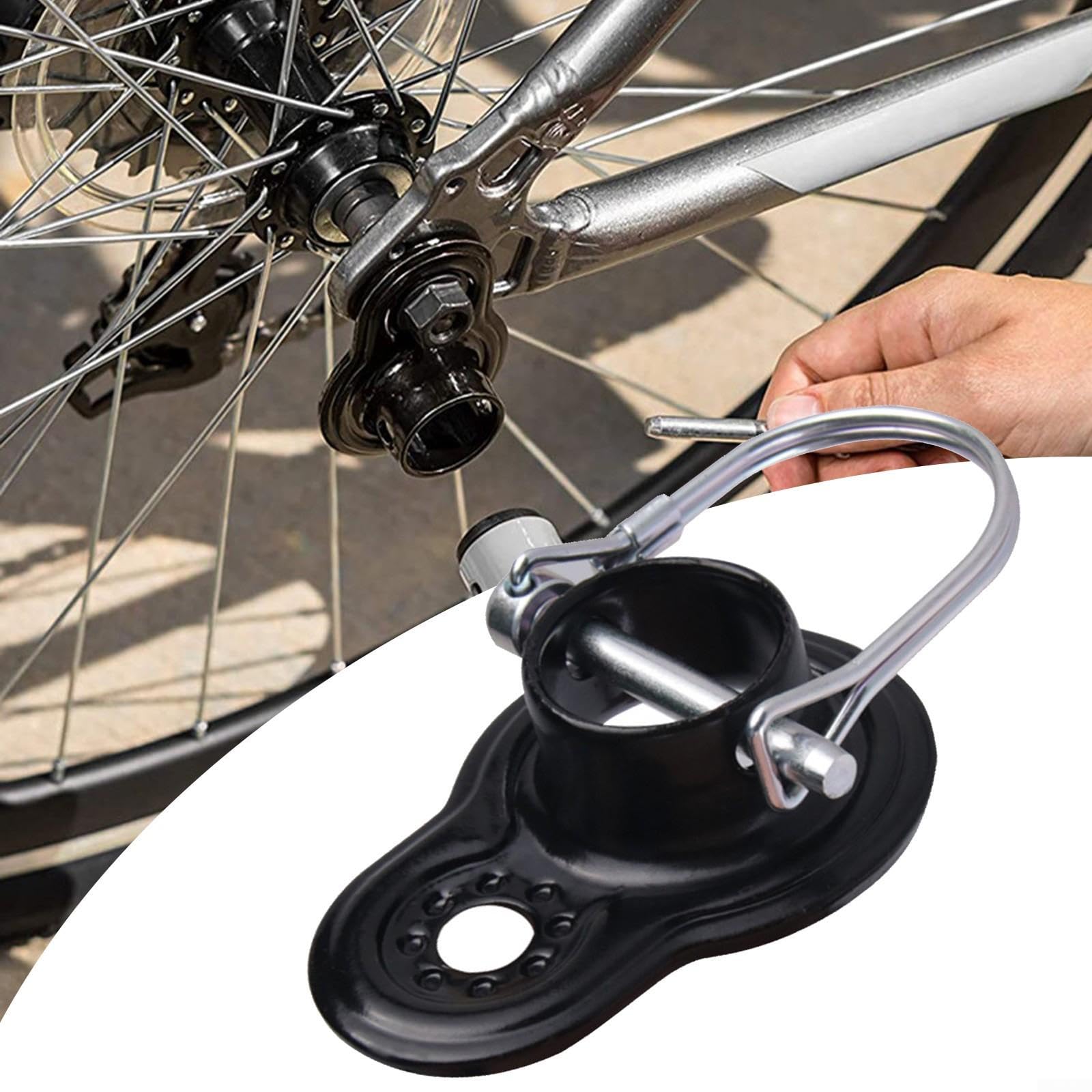 Steel Bicycle Trailer for hitch Attachment Flat Coupler Steel | fit, metal body,