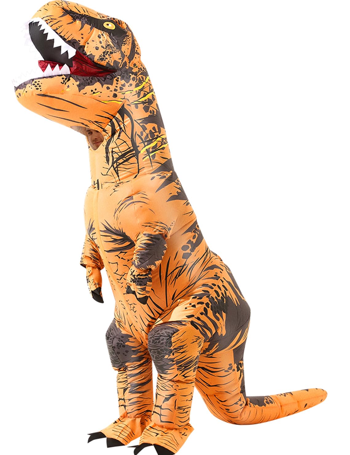 miwhse 8 Colour Halloween Inflatable Dinosaur Costume Adult Fancy Dinosaur Suit 
