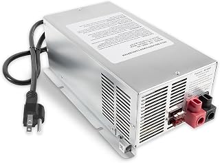 DBsheep WF-9855 55 Amp RV Power Converter for WFCO 9800 Series | Replacement WF-9855-MBA WF-9855-AD-MBA Deck Mount Converter Charger, Three-Stage 55A DC Output for RV Camper Trailer