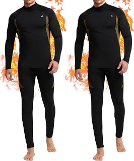 Mens Thermal Underwear Long Johns Base Layer Set Cold Weather 1/2/3 Pack