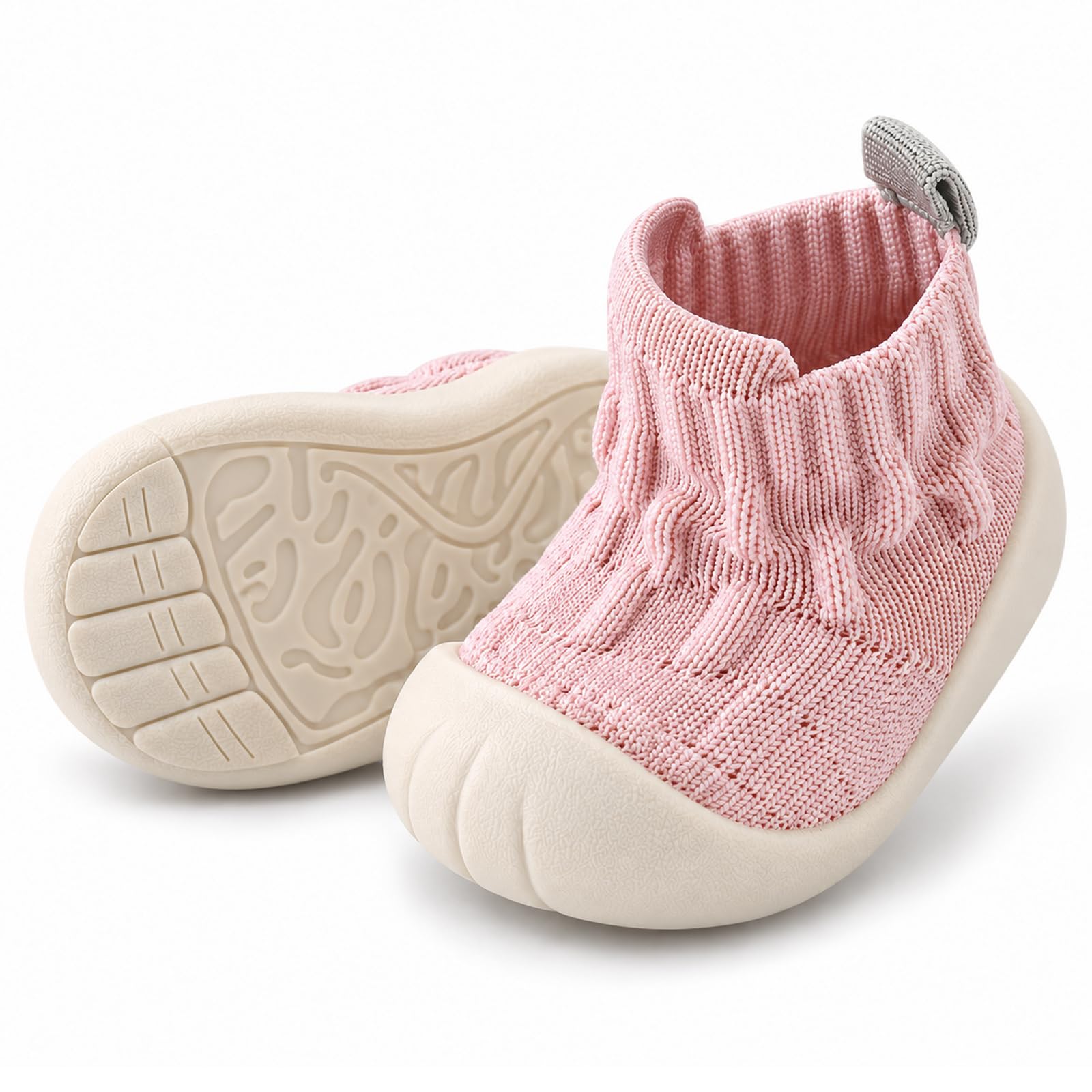 Baby First Walking Shoes for Boys Girls,Non-Slip Breathable Infant Toddler Soft 
