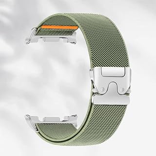 Elastic Bands for Samsung Galaxy Watch 8 Band 40mm 44mm/8 Classic 46 mm Men/Women,Stretchy Nylon Fabric One Click No Gap Sport Strap for Samsung Galaxy Watch 8 Classic Band 46mm/8 44 mm 40mm