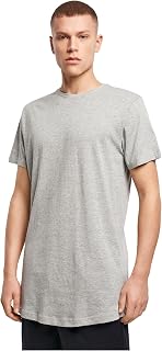 Build Your Brand Shaped Long Tee Men's Short Sleeve T-Shirt (Pack of 1)