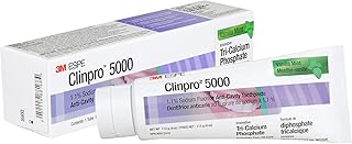 3M Clinpro 5000 Anti-Cavity Vanilla Mint Toothpaste, 113 g | 1.1% Sodium Fluoride, Prescription Strength Fluoride Toothpaste for Enamel Protection & White Spot Remineralization