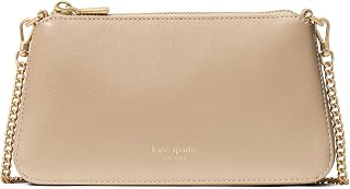 Kate Spade New York Grace Fine Grain Leather Pochette, Mujer, Timeless Taupe, Talla única