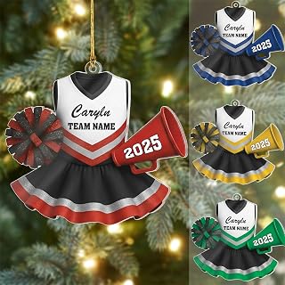 Personalized Basketball Christmas Ornament 2025, Custom Name & Number Sports Ornaments for Players, Teams and Coaches, Lovely Basketball Gift Idea for Kids, 2D Flat Acrylic Xmas Tree Decoration