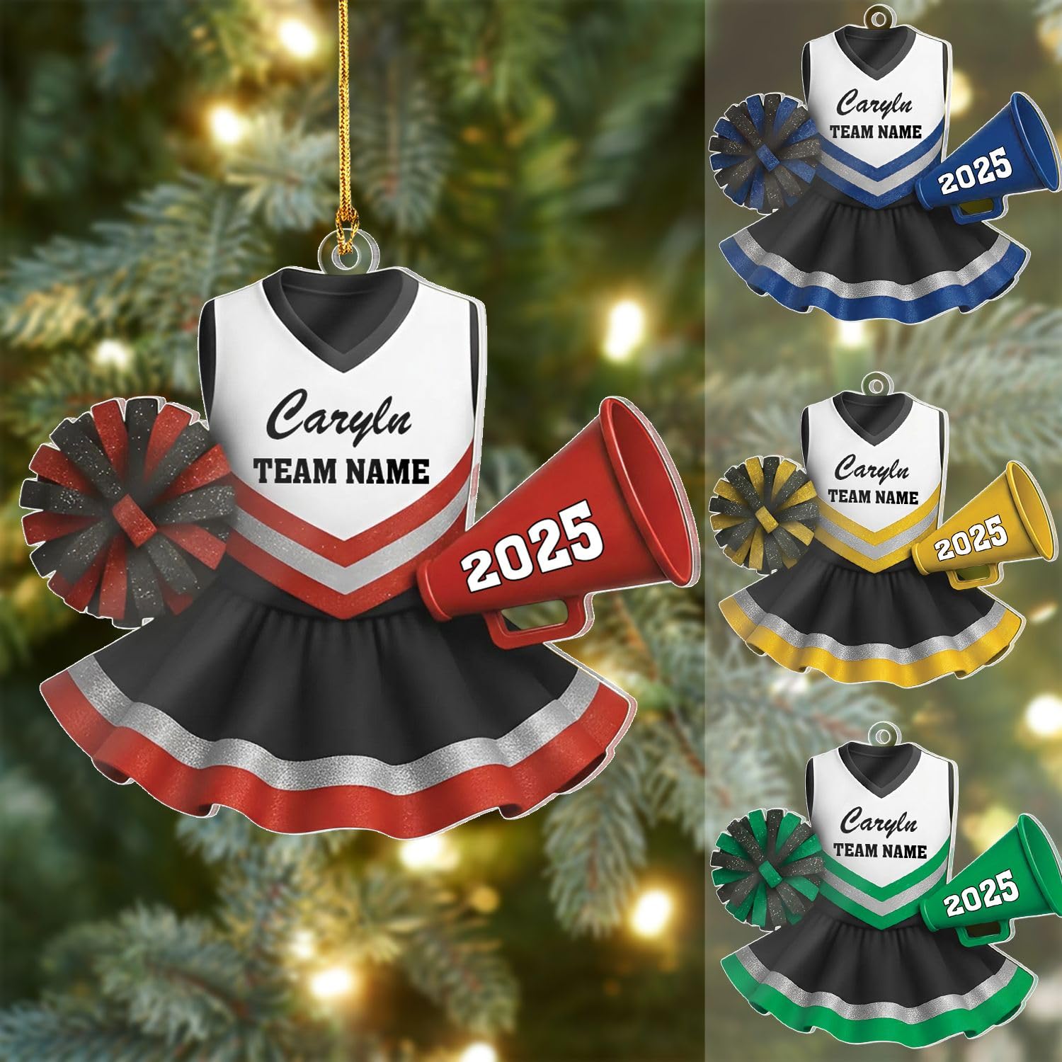 Personalized Basketball Christmas Ornament 2025, Custom Name & Number Sports Orn