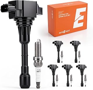 Ignition Coil UF550 Iridium Spark Plug Kit Fit for Nissan INFINITI 3.5L V6 | Fit for 2009-2024 Murano Pathfinder Maxima Altima Quest 350Z QX60 JX35 G35 EX35 FX35, 4 Coil Packs 4 Spark Plugs #93501