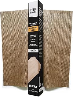 DTFPOWER Ultra Texturizing Teflon Sheet, Fiberglass with PTFE Coating, for DTF/DTG Printing, Matte Finish, Soft-Hand Feel (Regular (for 16" x 20" Heat Presses))