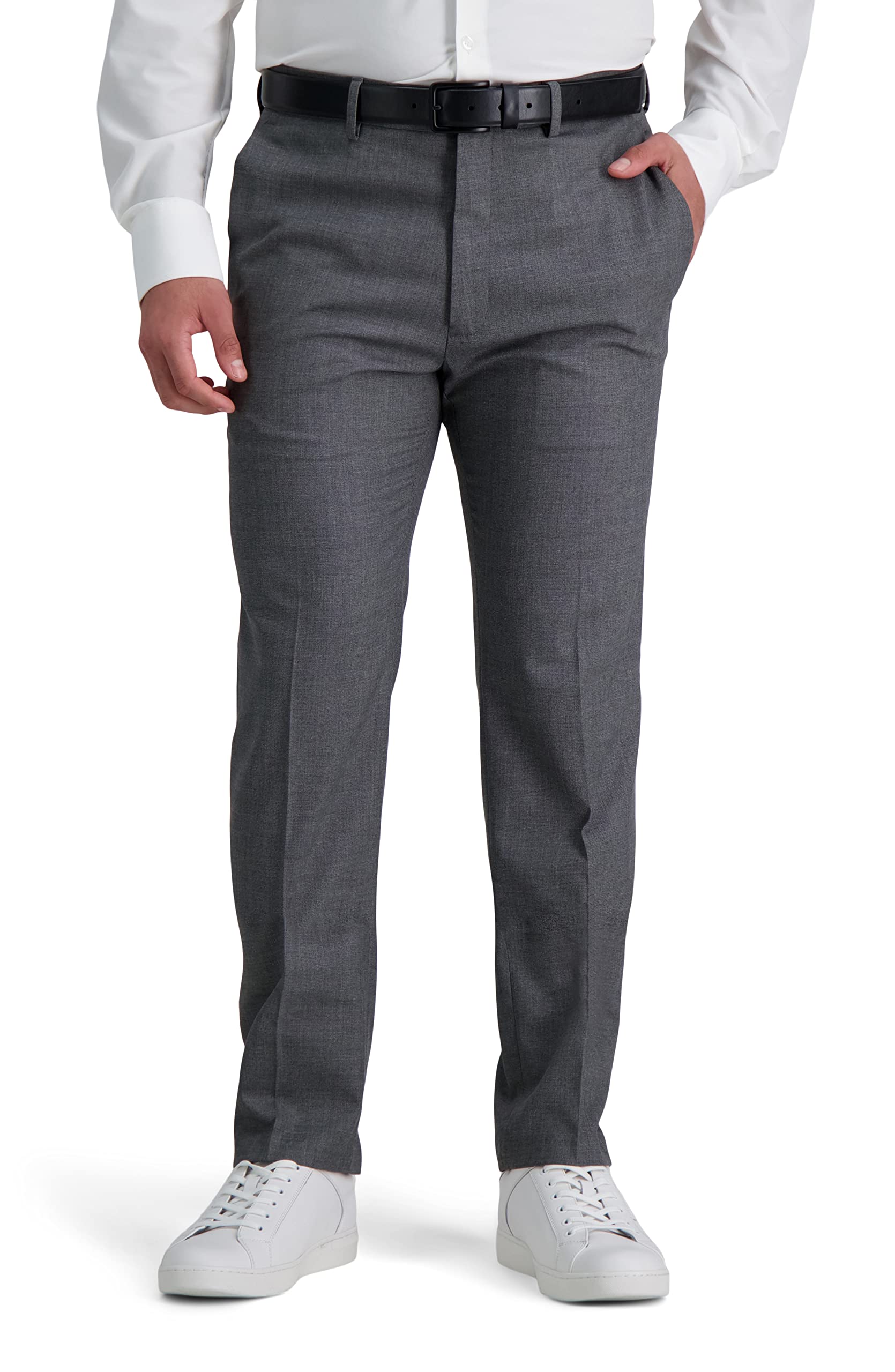 Kenneth Cole Reaction Men's Solid Performance Slim Fit Dress Pant