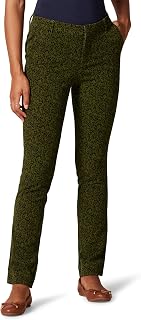 Amazon Essentials Women's Straight Leg Long Bi-Stretch Trousers