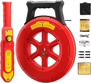 Pipe Locator Underground Pipe Blockage Detector, Plumbing Diagnostic Tool | Up to 40" Detection Depth, Upgraded 512Hz, Adjustable Sensitivity, Detector for PVC Plastic Metal Water Pipes 65.6ft/20m