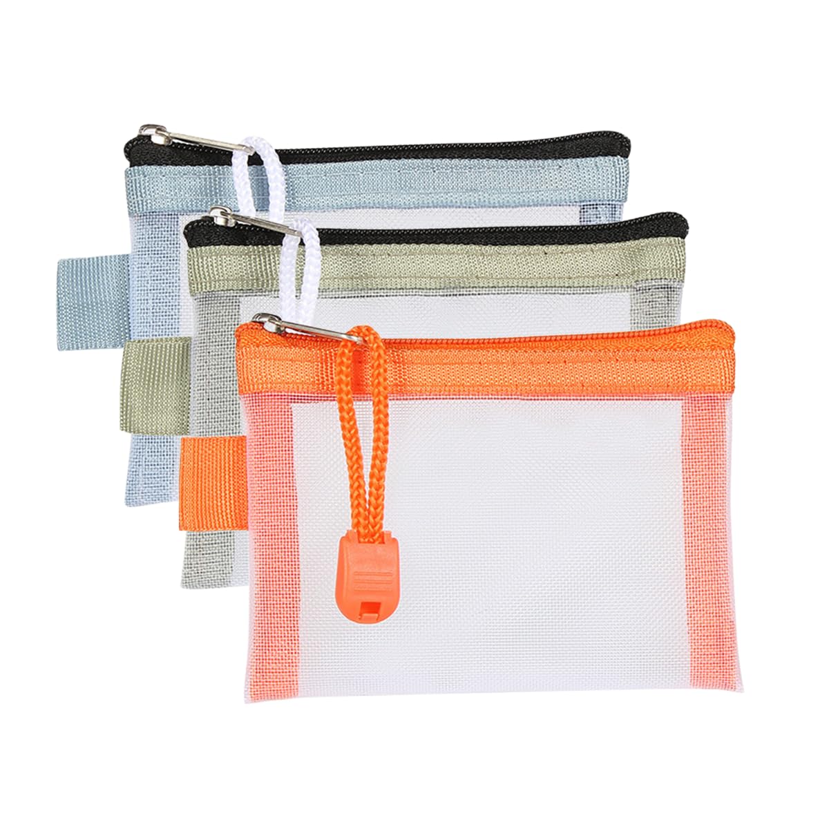 Mini Zipper Pouch - 3 x 4.3 inch Travel Cosmetic Bag for Makeup, Keys, Toiletrie