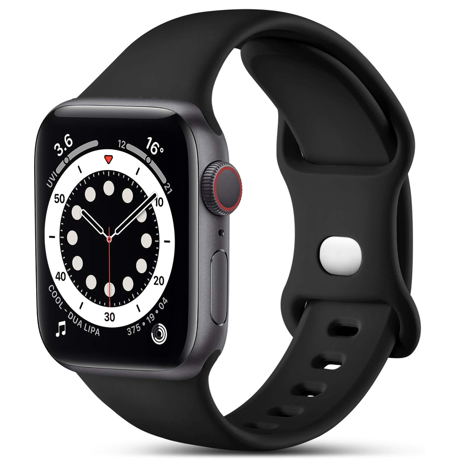 CeMiKa Silicone Sport Strap Compatible with Apple Watch 41mm 40mm 38mm 42mm | So