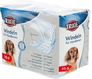 TRIXIE Female Dog Nappies Size XS-S 12 Pack 20-28cm Waist