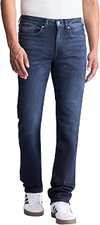 Buffalo David Bitton Men's Straight Six Jeans, Dark Antique