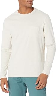Amazon Essentials Men's Slim-Fit Long Sleeve Cotton T-Shirt, Crew Neck