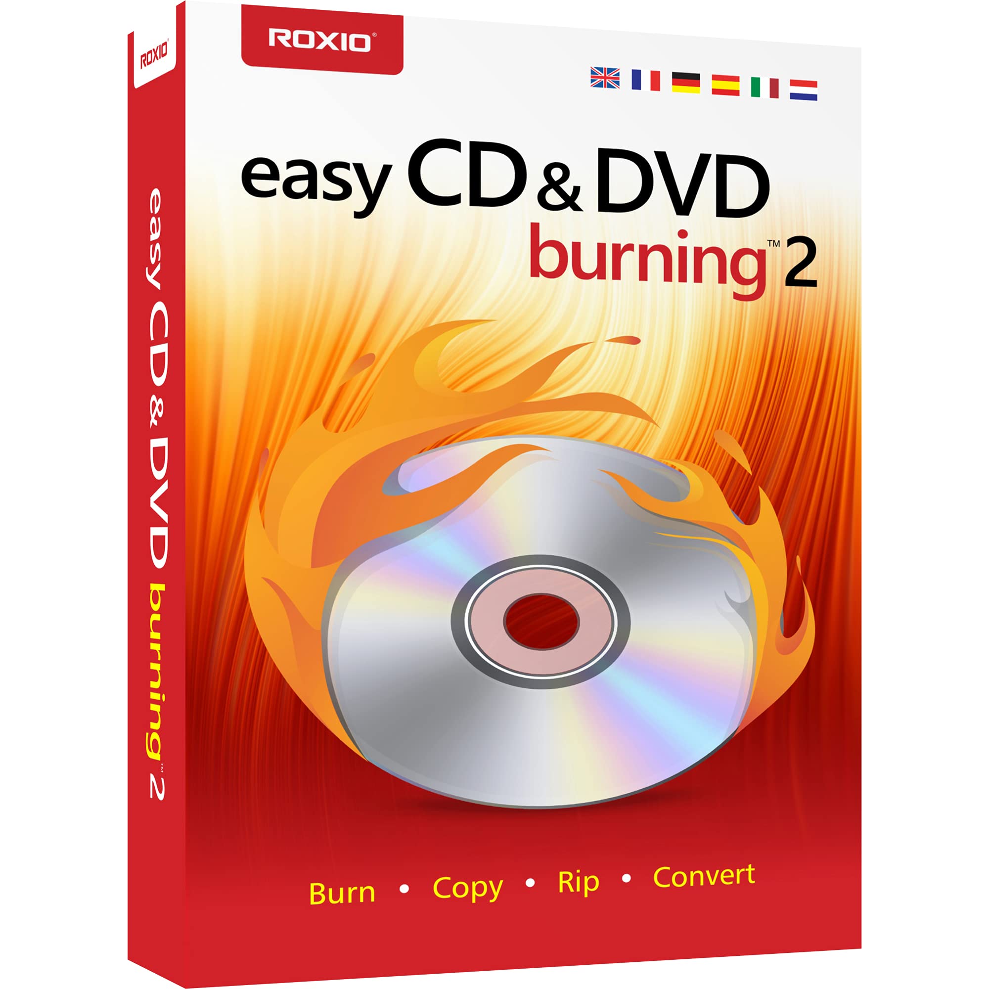Roxio Easy CD and DVD Burning 2, Disc Burner and Video Capture [PC Disc]