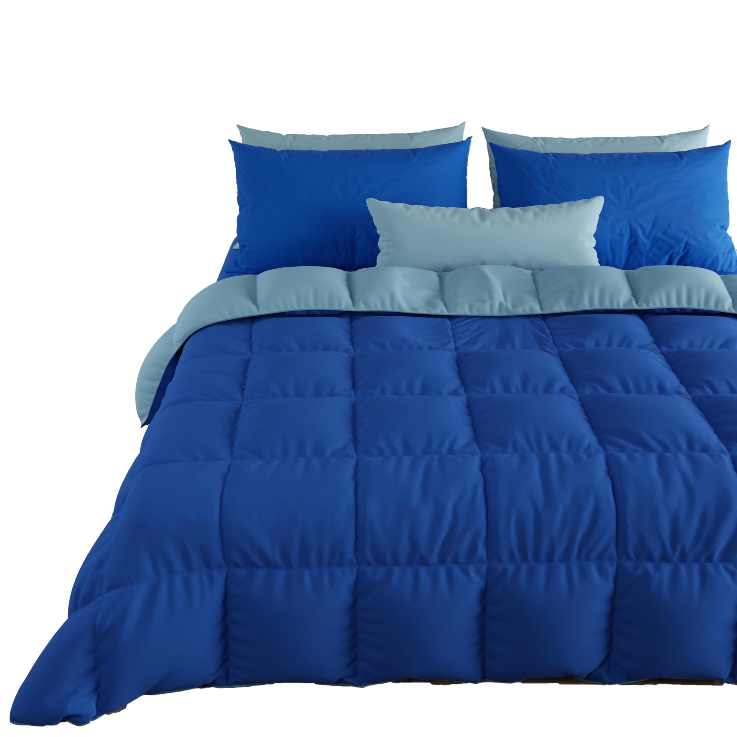PETTI Artigiani Italiani - Double Winter Quilt, Double Duvet, Single Colour, Dou