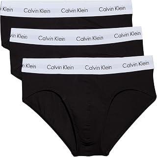 Calvin Klein Men's Pack of 3 Underpants Hip Briefs Underwear