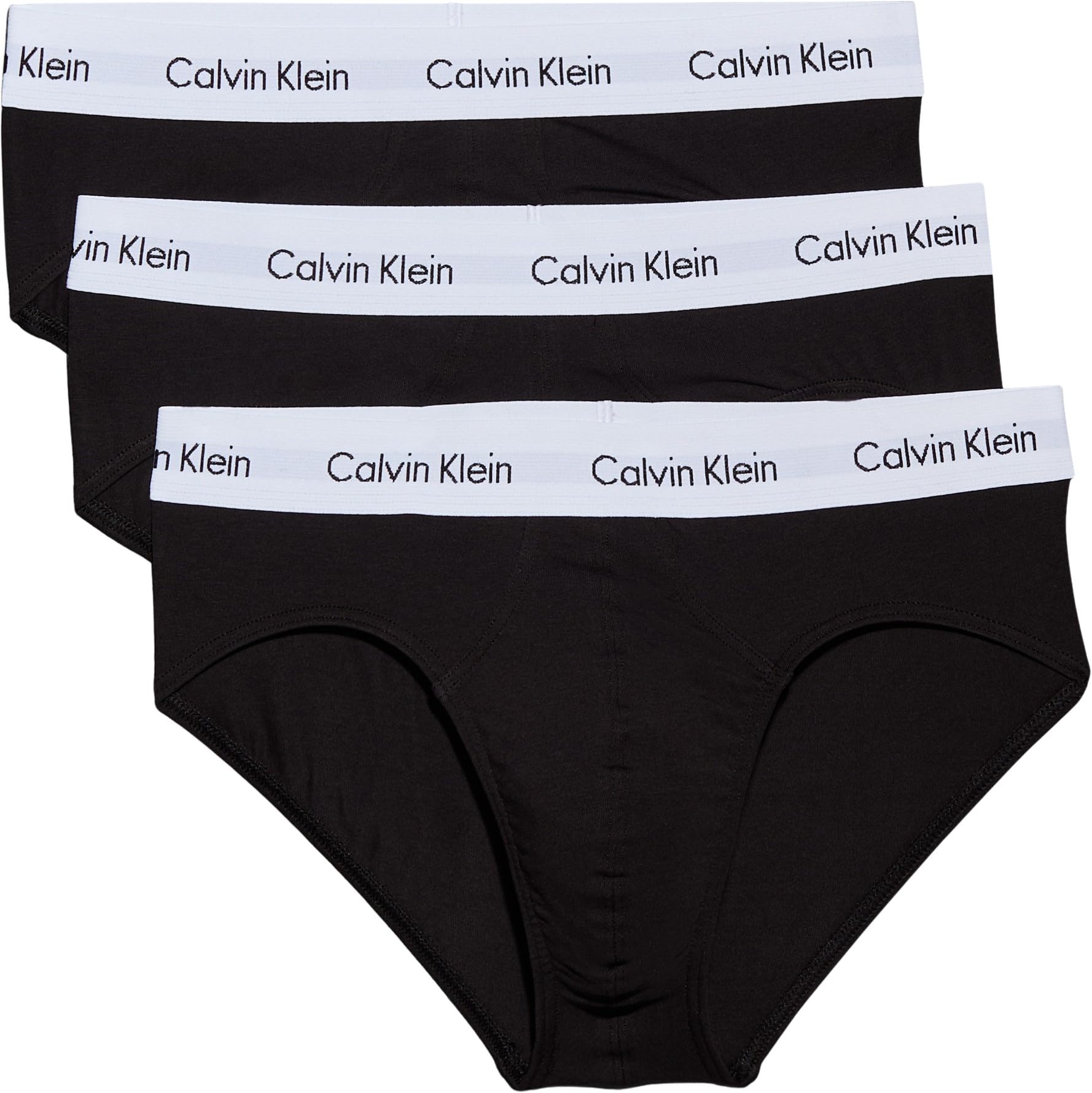 Calvin Klein Men's Pack of 3 Underpants Hip Briefs Underwear