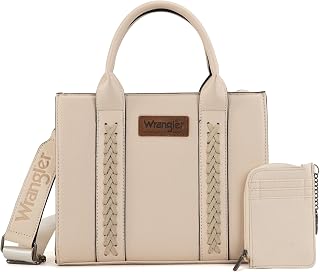 Wrangler Tote Bags for Women Western Purse and Handbags Satchel Top-handle with Card Holder