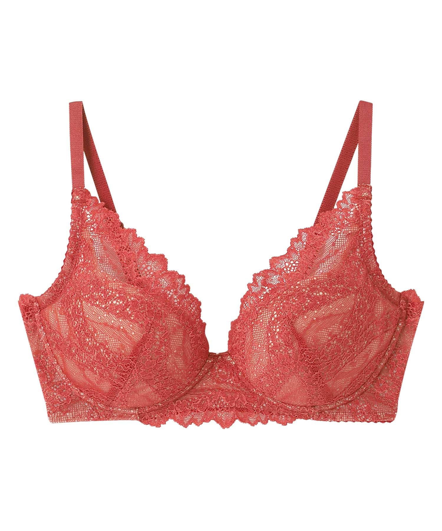 AMPHI/WACOAL BMI242 Women's Wireless Bra, Cleavage Creation, Stays in Place Even