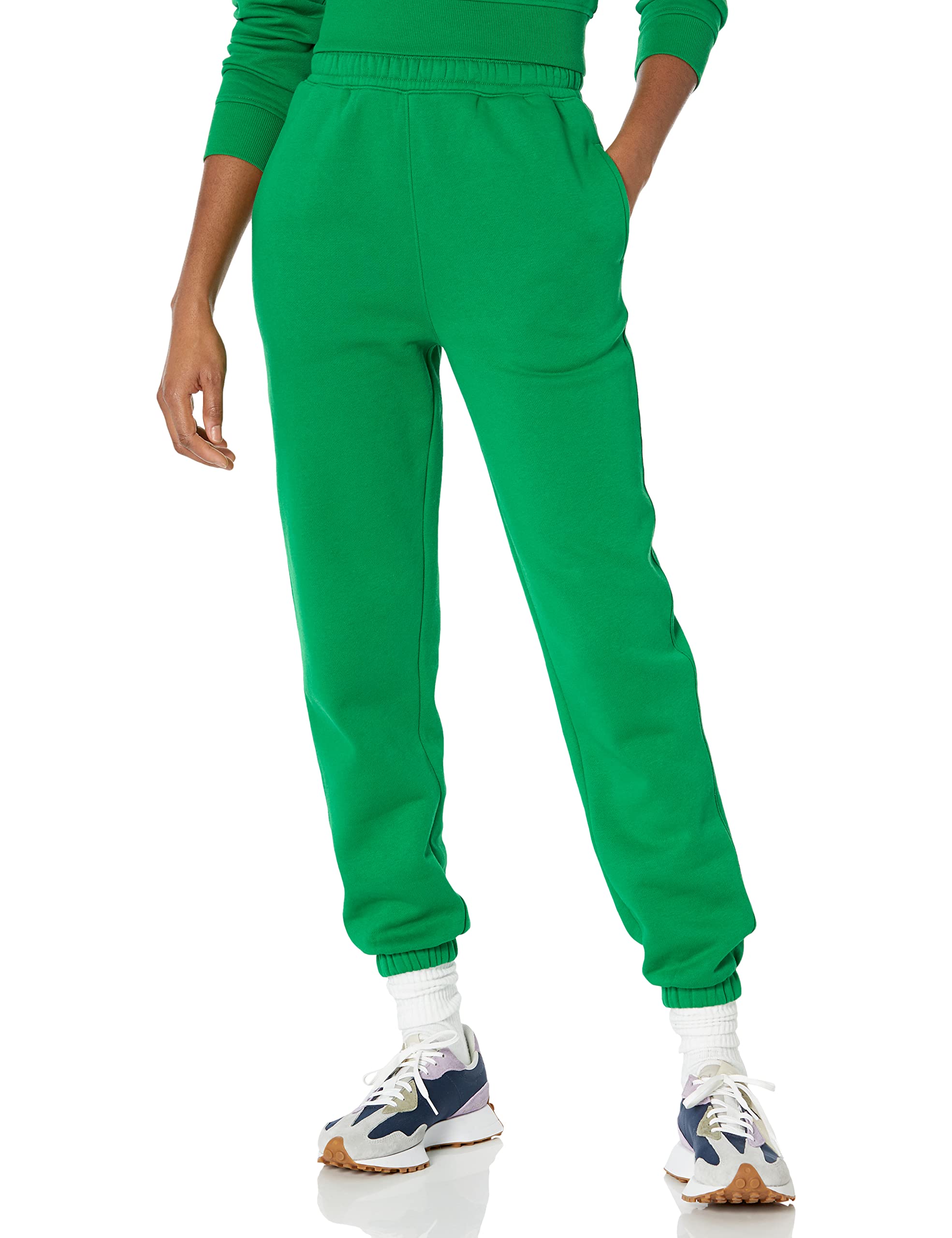 Amazon Essentials Women's Casual High Waist Joggers (Available in Plus Sizes)