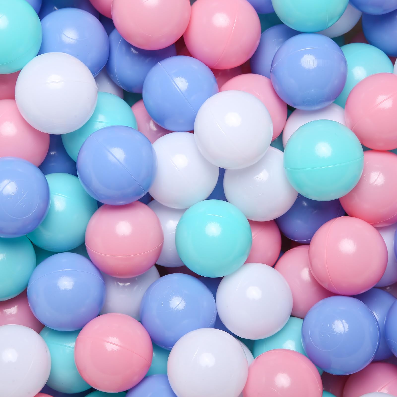 Balls for Ball Pit, 2.4 in, 100 200 500 BPA Free Phthalate Free Non-Toxic Play P