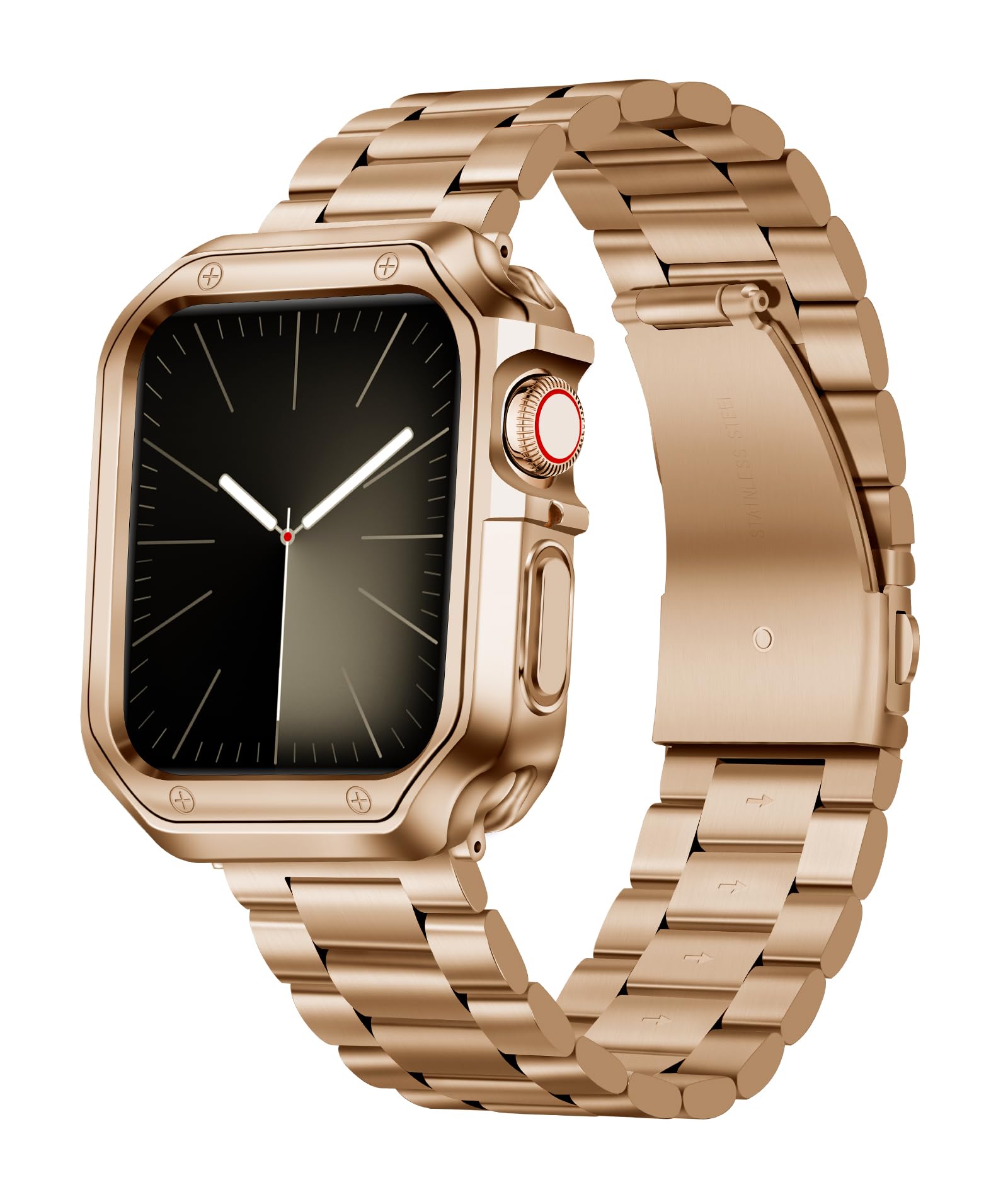 BINLUN Metal Strap Compatible with Apple Watch 49mm 46mm 45mm 44mm 42mm 41mm 40m