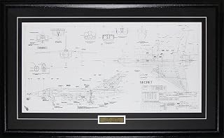 Avro Canada CF-105 Arrow Blueprint Canadian Militaria Aviation Collector Frame