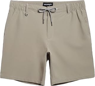 maamgic Men's 5/7 Inch Casual Classic Fit Golf Shorts Quick Dry 5-Pocket