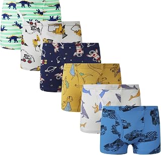 Winging Day Little Boys' Cotton Brief Soft Underwear Multipack