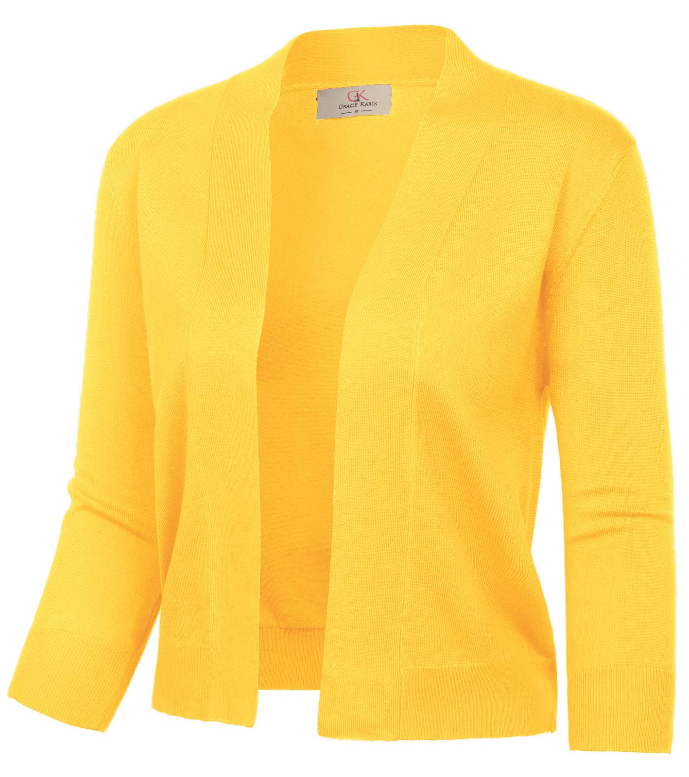 GRACE KARIN Women Cardigan Sweaters Lightweight Knit Cropped Cardigans Trendy 3/