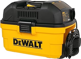 DEWALT 4 Gal. 5.0 HP Poly Wet/Dry Vacuum with Hose and Accessories DXV04T