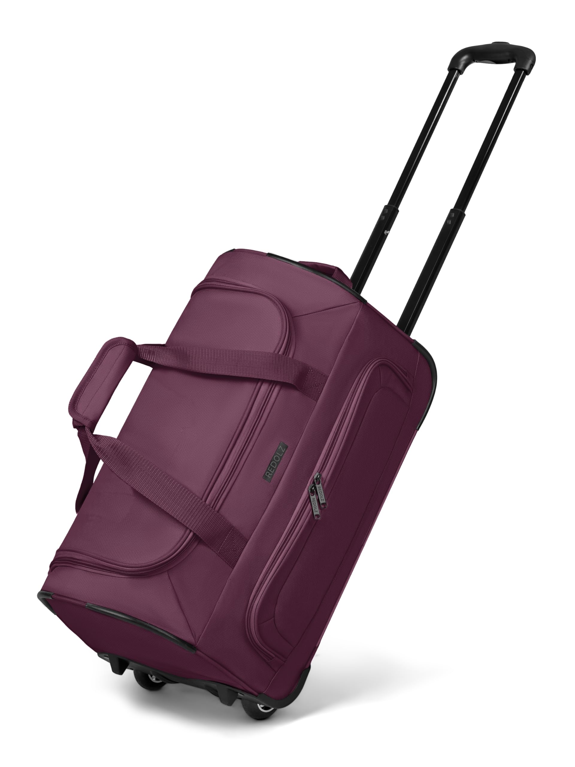 REDOLZ Duffle Stammartikel, burgundy, S, Rolling Travel Bag
