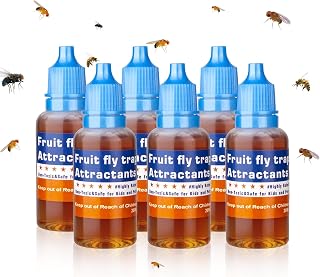 Fruit Fly Trap Refill Liquid, Gnat Killer&Fruit Fly Catcher Bait Refill,